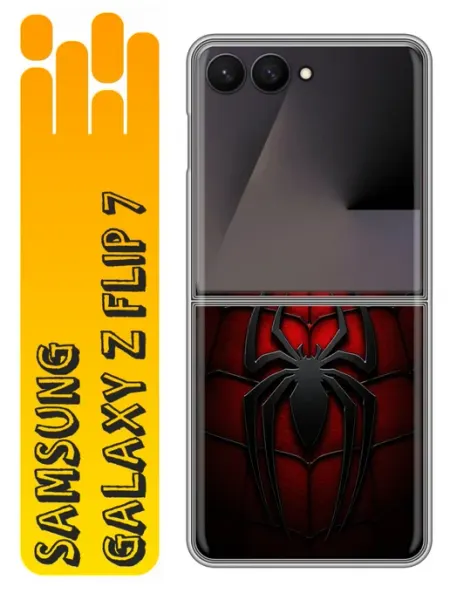 Чехол на Samsung Galaxy Z Flip 7 Человек паук Spiderman 360skin