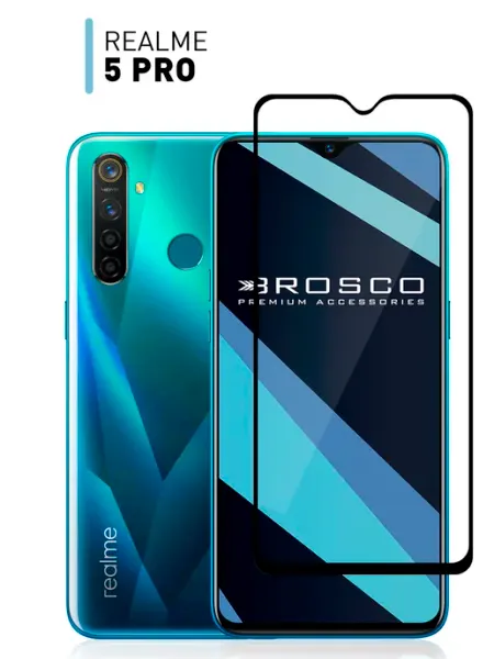 Защитное стекло на Realme 5 Pro Реалми 5 Про Rosco