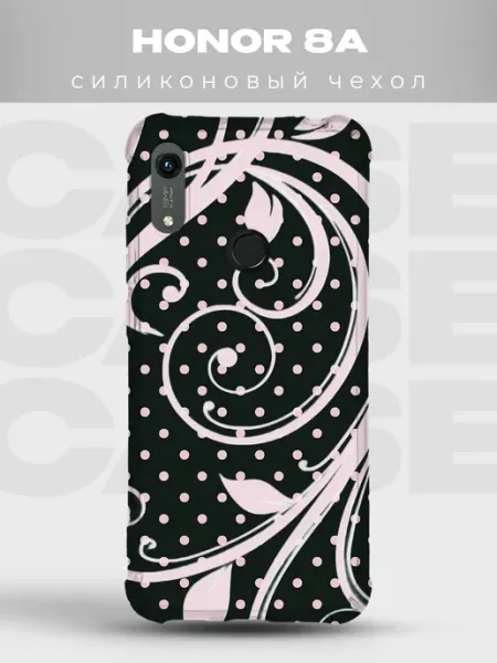 Чехол на Honor 8A в горошек Polka Dot PRINTberries