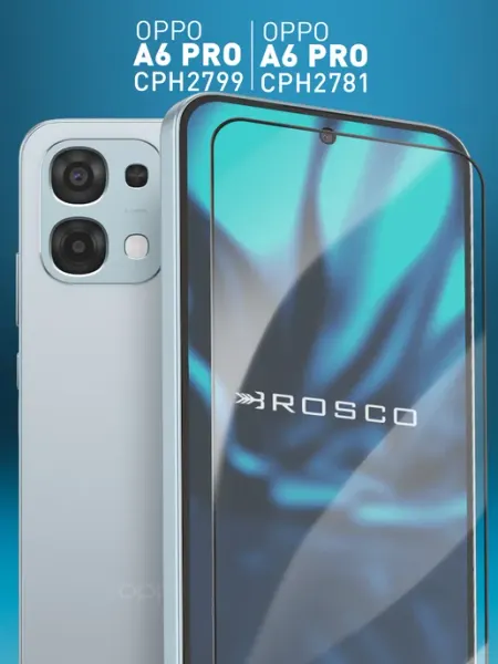 Защитное стекло на Oppo A6 Pro Rosco