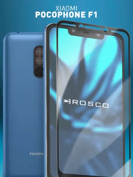 Защитное стекло Pocophone F1 Xiaomi Poco Поко Покофон Ф1 Rosco