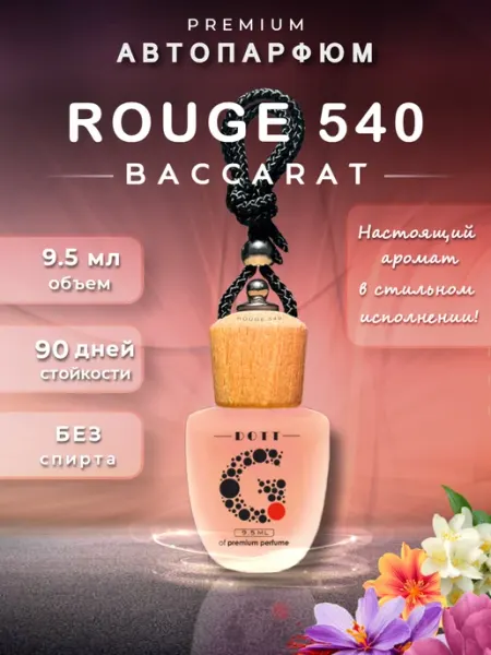 Ароматизатор в машину автопарфюм - Rouge 540 BACCARAT Dott G