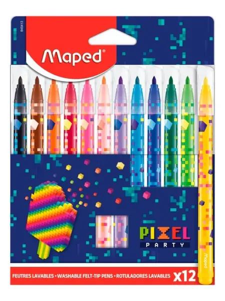 Фломастеры Maped PIXEL PARTY, 12
