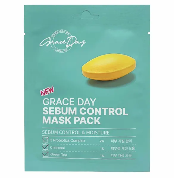 Grace Day Тканевая маска контроль себума 27 г Sebum Control Mask Pack