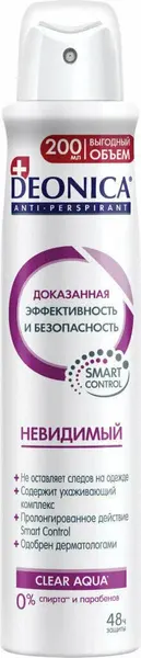 Дезодорант-антиперспирант Deonica "Невидимый", 6 в 1, спрей, 150 мл