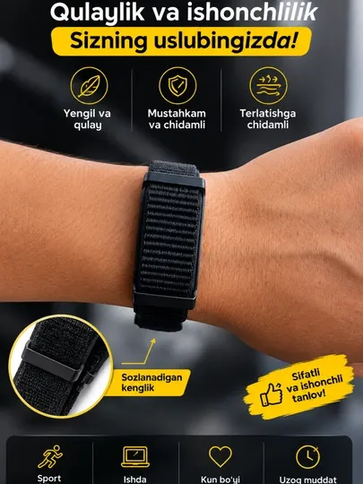 Smart Bracelet B11 — умный фитнес-браслет с мониторингом пульса, SpO₂, сна и количества шагов. - Фитнес браслеты
