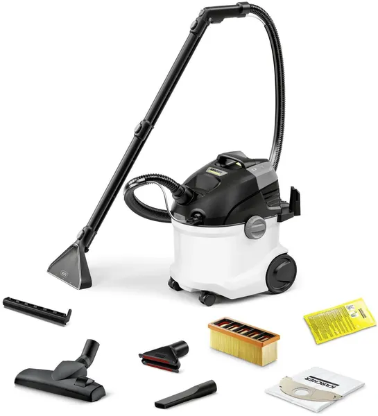 Пылесос Karcher моющий SE 5 1000Вт белый/черный в компл:1мешок