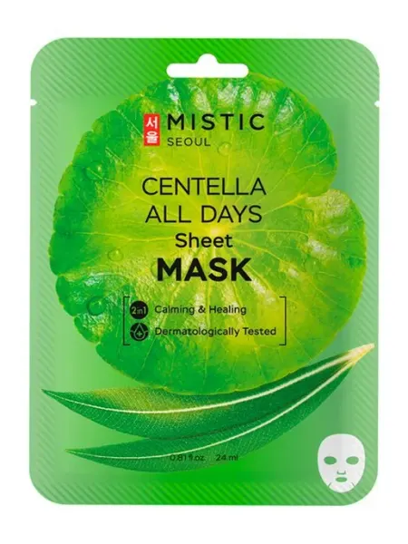 Маска для лица Centella тканевая 24 мл MISTIC