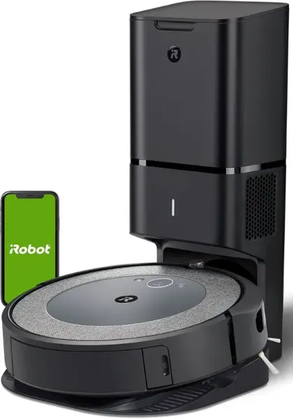 Робот-пылесос I Roomba i3+, серый/черный [i355840plus_rnd]