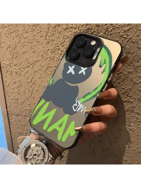 Чехол на IPHONE 11 медведь зелёный
