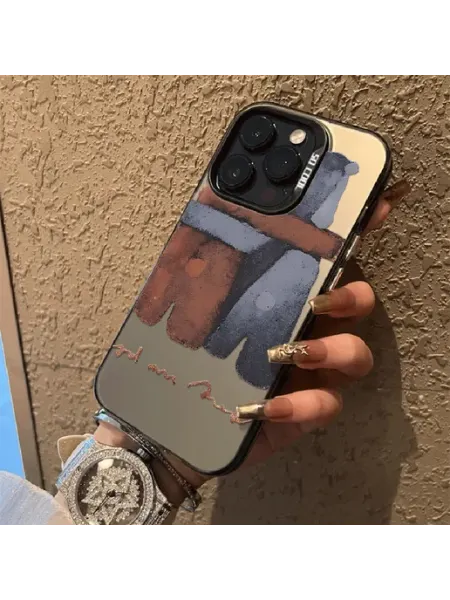 Чехол на IPHONE 13 PRO MAX чёрный медведи объятие