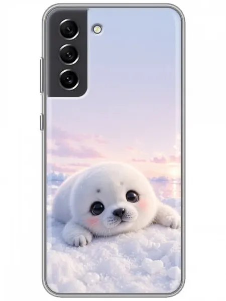Чехол на Samsung Galaxy S21 FE женский красивый милый 360skin