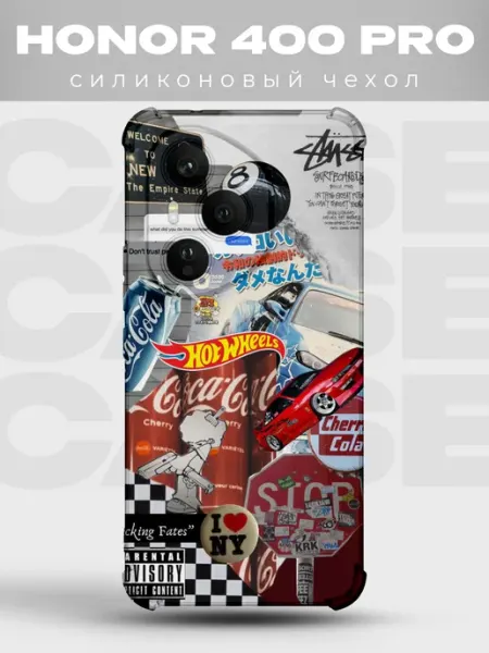 Чехол на Honor 400 Pro Стритвир найк граффити хайп nike PRINTberries