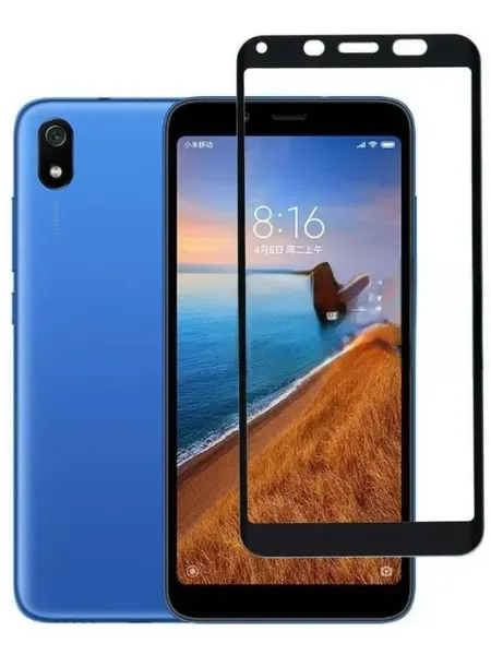 Защитное стекло 5d, для Xiaomi Redmi 7A, m1903c3eg, черное нет