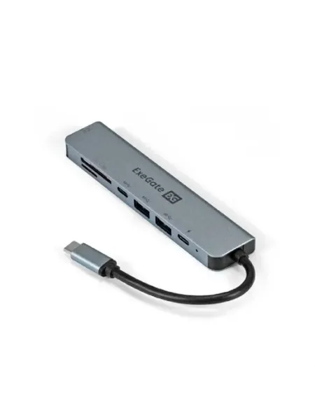 Док-станция для ноутбука ПК USB Type-C 7 в 1 EXEGATE