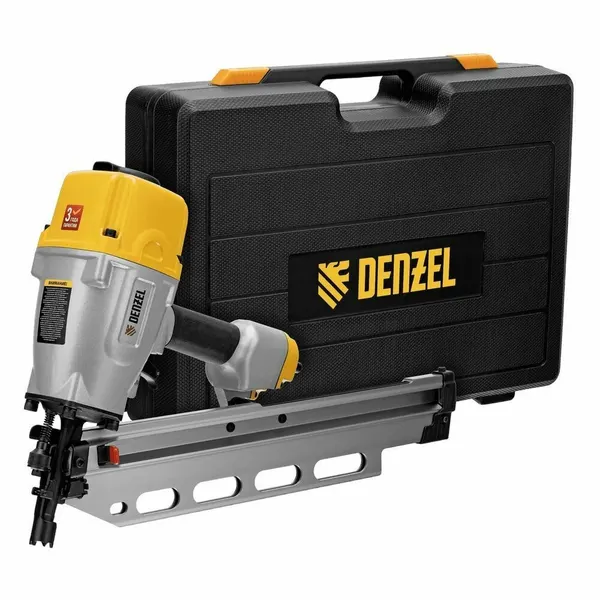 Нейлер пневматический DENZEL PN2190 для гвоздей SN21 от 50 до 90 мм,57429