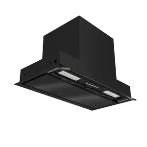 Franke T-Form 60 BK встраиваемая вытяжка, Цвет черный, Производительность 1000 м3/ч, Ширина шкафа 60 см, 3 скорости, LED освещение, Таймер, Режим отвод/рециркуляция, Периметральное всасывание
