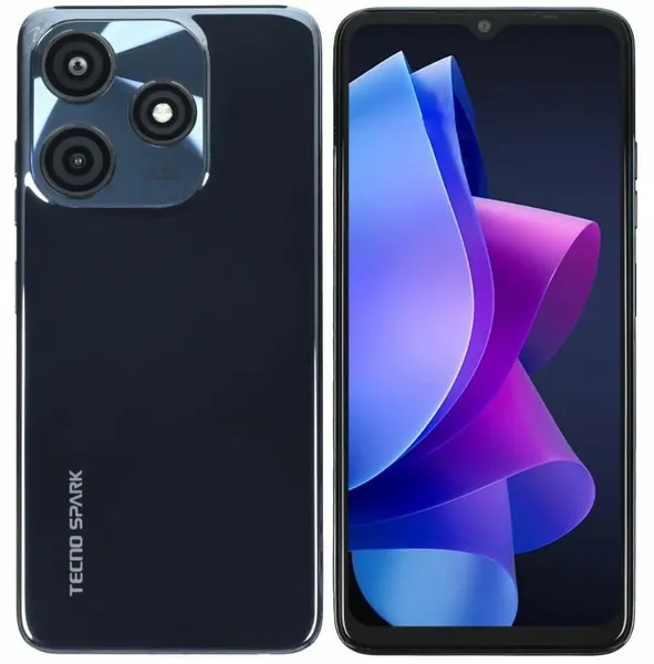 6,56" Смартфон Tecno SPARK 10C 4/128 ГБ (4894947002250) 2023, черный