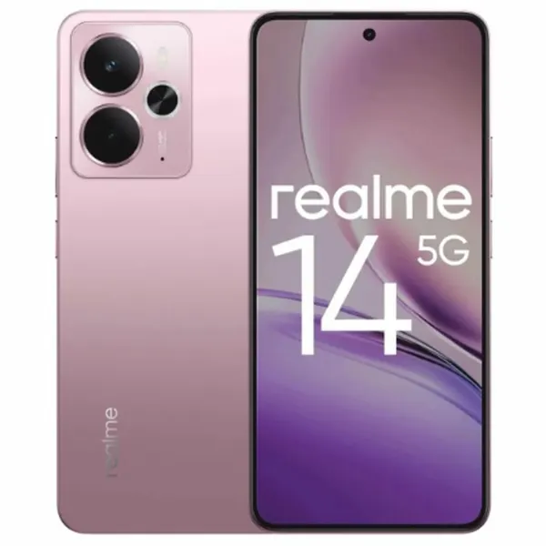 6,67" Смартфон realme 14 5G 8/256 ГБ (6941764457775) розовый