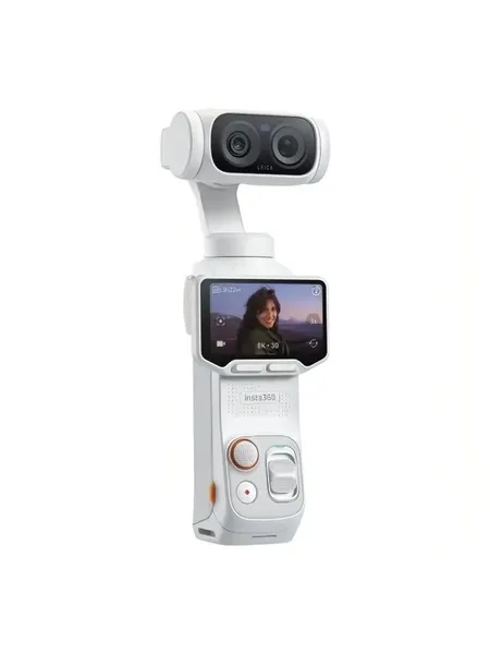 Экшн-камера Insta 360 Luna Ultra white, двойная оптика, 8К и 4К.