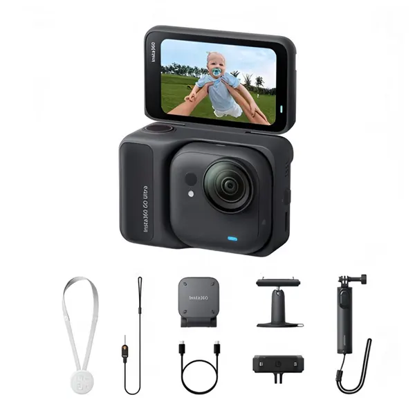 Экшн-камера Insta 360 Go Ultra Creator Bundle, Midnight Black (Черный)