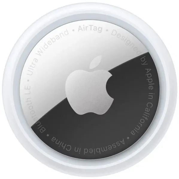 Трекер Apple AirTag (1 Pack) MX532AM/A 1 шт в комплекте белый/серебристый