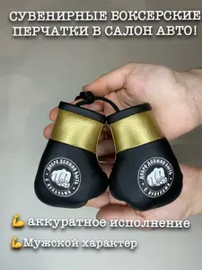 Сувенирные боксерские перчатки в авто