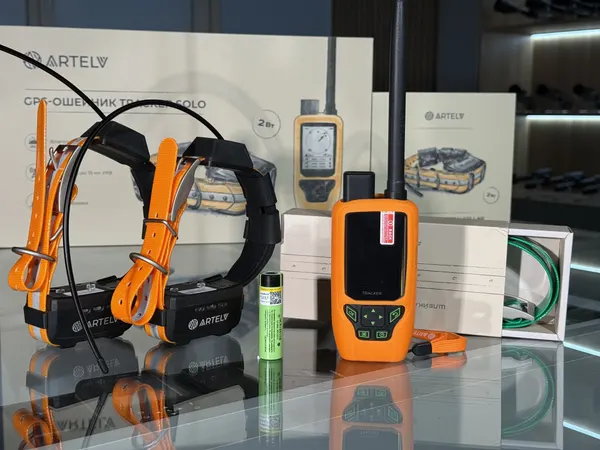 ARTELV GPS-трекер 2W + Ошейник для собак | Дальность до 15 км, 2 подарка