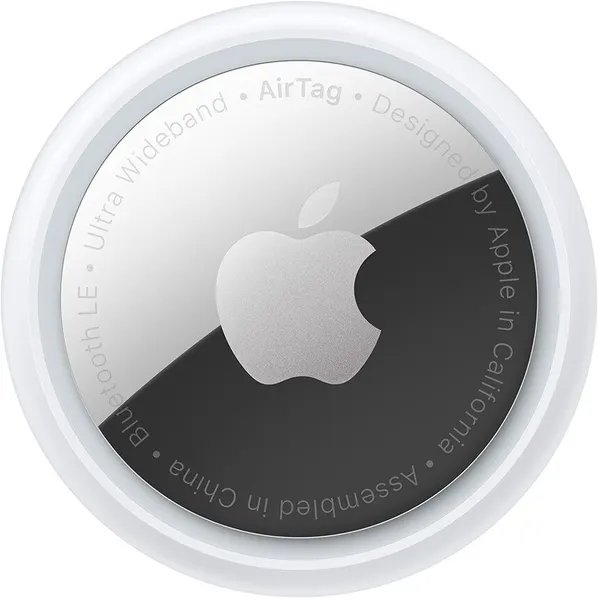 Трекер Apple AirTag белый/серебристый 1 шт. Для других стран