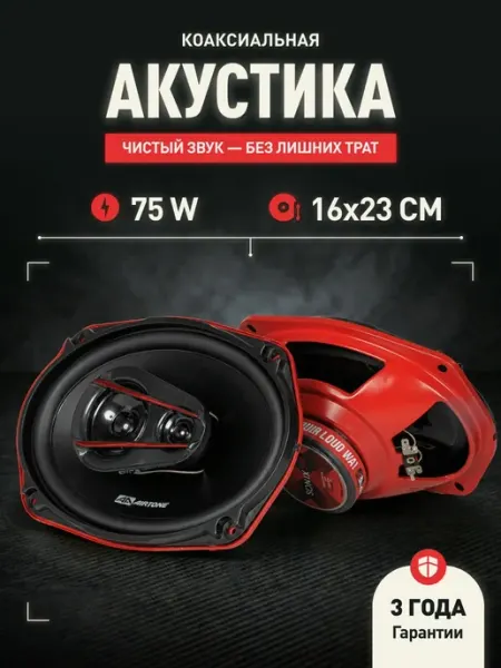 Динамики автомобильные 6х9 AIRTONE SONIX 692