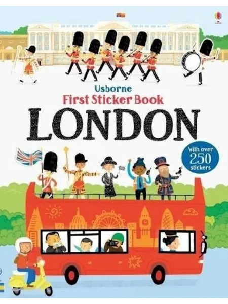 First Sticker Book London Книга на английском