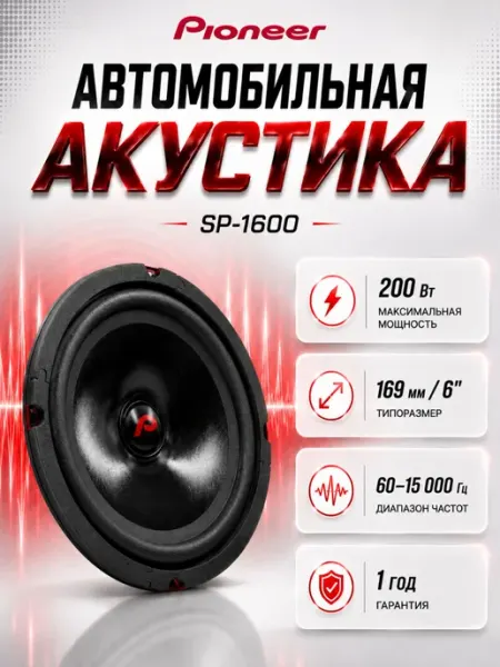 Динамики 16 см для автомобиля