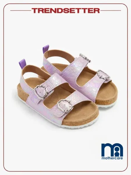 Сандалии детские в садик открытые с принтом босоножки Mothercare