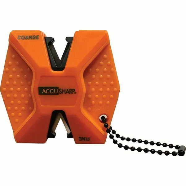 Компактная точилка AccuSharp 2-Step Carbide-Ceramic Knife Sharpener (синий)