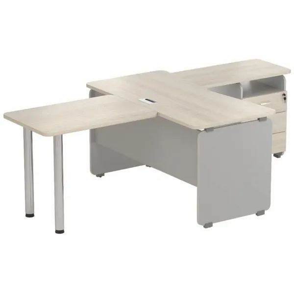 Приставка-брифинг Д_ Easy Contour 900х600 дуб шамони светлый
