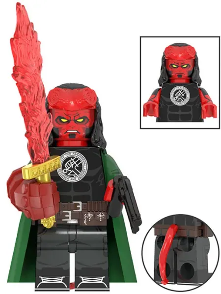 Фигурка персонаж "Hellboy", Хеллбой, конструктор Polegon