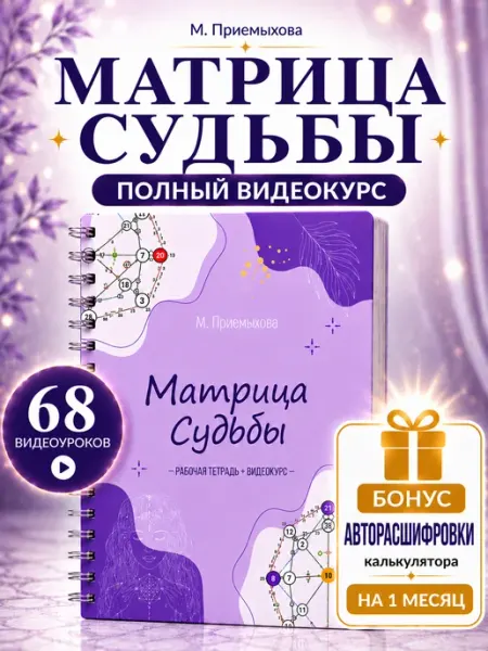 Матрица судьбы блокнот и курс по нумерологии Матрица Души