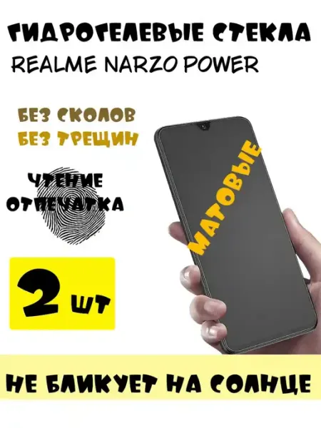 Защитные стекла Realme Narzo power матовые 9d