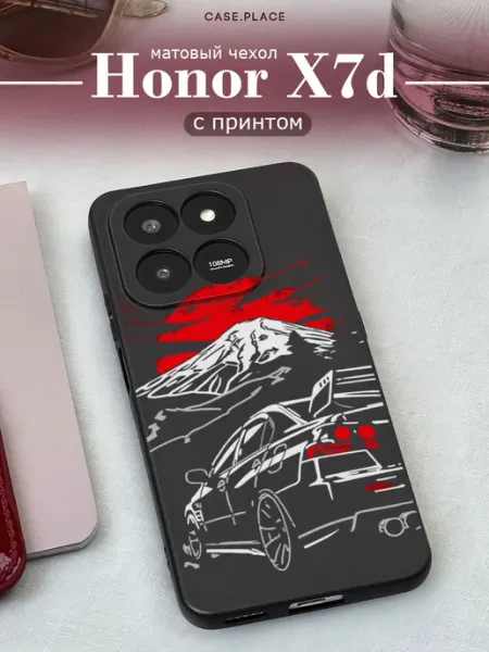 Чехол на Honor X7d с машиной Case Place