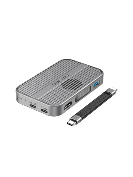 Магнитная док-станция EC-1401 6 в 1, для iPhone, серый
