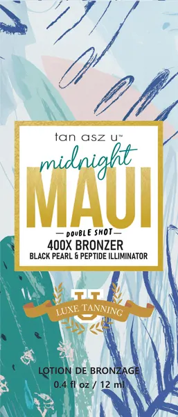 Tan Asz U, 400х Жемчужный лосьон для загара с защитой тату от выцветания Midnight Maui, 12 мл