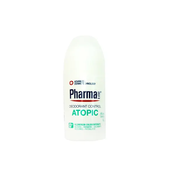 Шариковый дезодорант для сухой и чувствительной кожи Atopic линии "Pharmaline", 50 мл