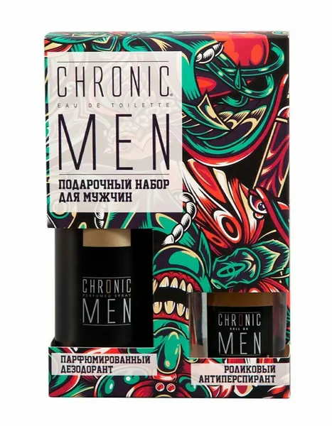 CHRONIC MEN Набор подарочный Honest Дезодорант 2шт, 150мл+50мл