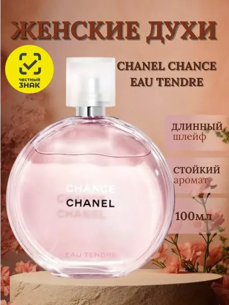 Духи в тренде Шанель Шанс Тендер туалетная вода Chanel chance eau tendre