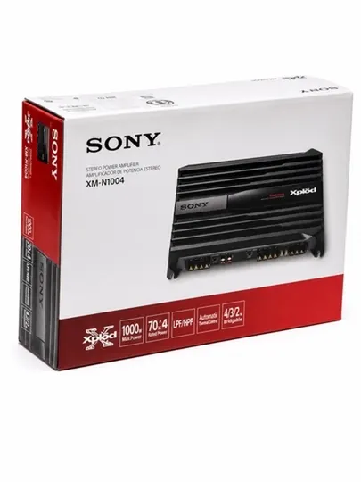 Усилитель для колонок SONY Xplod XM-N1004, 1000 Вт, 4-канальный, черный - Усилители для авто