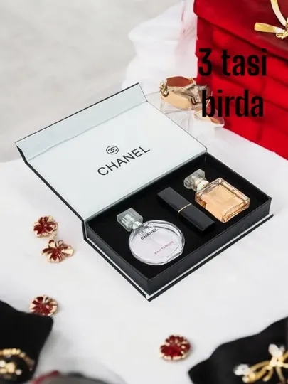 Парфюмерный набор Chanel, отличный подарок женщине