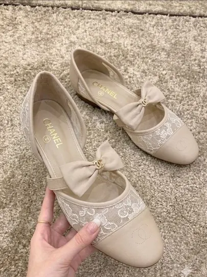 Женские и девичьи балетки Chanel, мягкие и лёгкие балетки, балетки для весны и лета