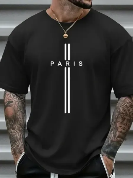 Футболка с принтом Paris