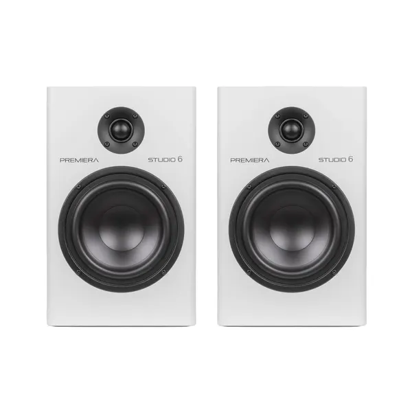 2-полосная полочная акустика (пара) Premiera MS-6 white, студийный монитор