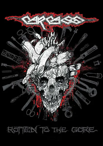Плакат, постер **Каркас, Carcass** на бумаге, размер 30х42см